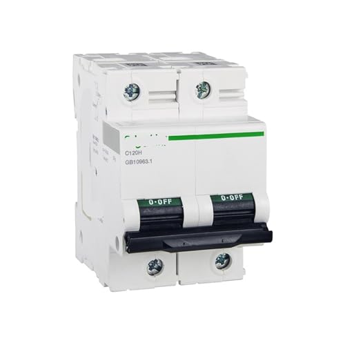 Disjoncteur miniature C120H 2P D 100A A9N19821 magnétothermique courbe D