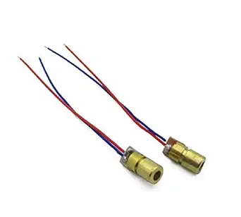 Laser Diode module red dot 5v dc 5mw 650nm (pack of 2)