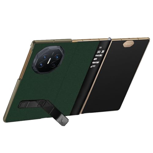 For Huawei Mate XT�p �{�v�P�[�X�i���b�L���H�E�ϏՌ��E�X�^���h�@�\�E�X�}�[�g�T�C�h�E�B���h�E�t���E�r�W�l�X�X�^�C���j
