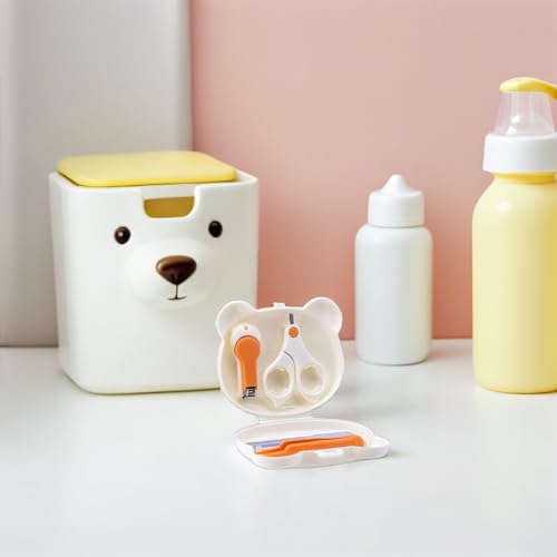 Baby Nail Care Kit 4pcs Stainless Steel Plastic Grooming Set - Image 6