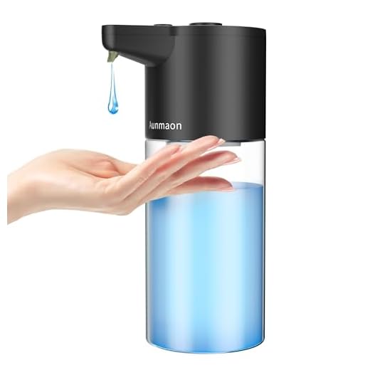 Automatic Soap Dispenser Touchless,Simple Physical Adjustment,Low Battery Consumption Hand Dish Soap Dispenser Kitchen Bathroom,Hands Free Auto