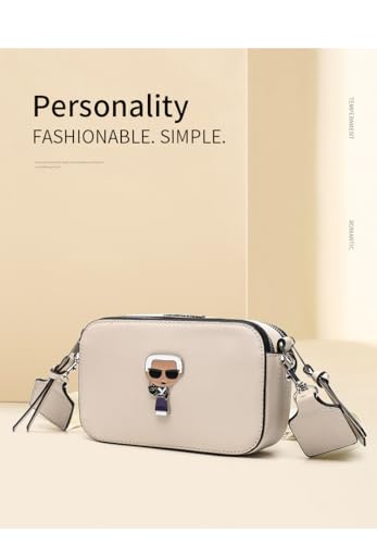 Image of Coivin & Kiein Crossbody Bags Women Trendy Snapshot Camera Bag, Small Shoulder Handbags Satchel (beige-2)