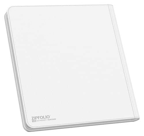 Image of Ultimate Guard Zipfolio 480 - 24 Pocket XenoSkin (Quadrow) White