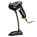 TEEMI 2D Barcode Scanner with Stand USB Wired Handheld Automatic QR Data Matrix PDF417 bar Codes Imager for Mobile Payment Computer Screen Scan Support Windows Mac and Linux PC POS