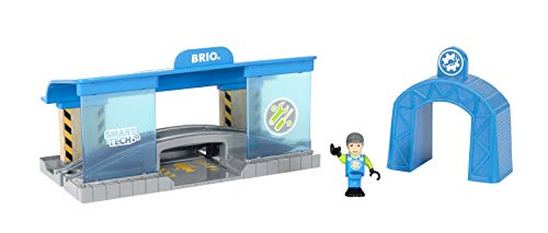 BRIO World - 33918 Smart Railway Workshop | 3 Piece Toy Train Accessory for Kids Ages 3 and Up,Multi