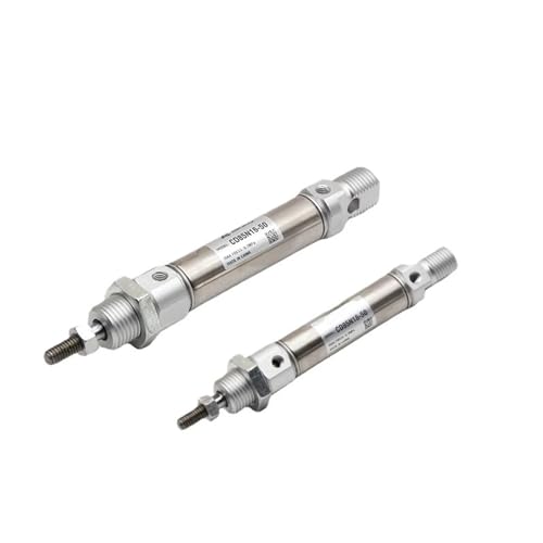 Mini cilindro magnético CD85N12-75-B de doble efecto en acero inoxidable 2