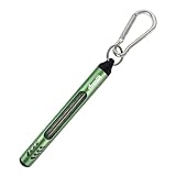 Aventik Fly Fishing Water Thermometer 20-120 Fahrenheit/Celsius Rotate Lake Thermometer Anglers Vest Pack Tool Gear Accessories Fly Carp Bass Sea Fishing (Green with Hook Clip)