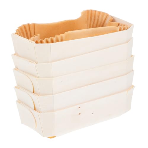 Garneck Molde para Hornear de Madera Resistente al Calor Antiadherente para Pan Pasteles y Tostadas Multiuso para Repostería Horno