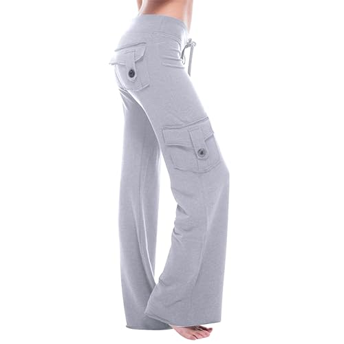 Pantalon évasé en lin pour femme coupe fluide coupe élégante