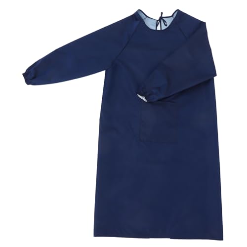 FOYTOKI Tablier Imperméable À Manches Longues Anti-Huile Avec Poches Tablier De Travail Étanche...