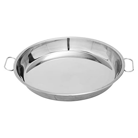 MixRBBQ Stainless Steel Drip Pan, Big Green Egg Grilling Accessory, Also Fit Weber Kettle Charcoal Grills Pizza Cake Baking Tray, 13-inch Diameter Round … Cover