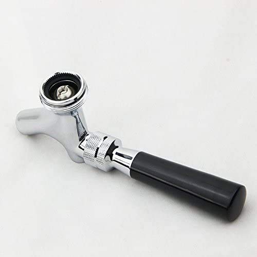 Namvo Edelstahl Stiel Bierfass Wasserhahn mit Kugelverschluss trennen verchromten Körper