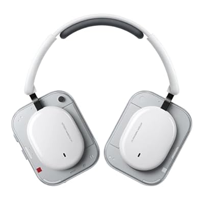Nothing Headphone a Auriculares de Diadema Inalámbricos con Cancelación Activa de Ruido hasta 135h de Batería Hi-Res Audio Espacial Controles Táctiles– Blanco