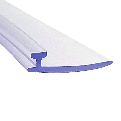 Soft Flexible Rubber Straight Fin Shower Seal | for Bi Folding Doors & Shower Screens | Fits Into Channel | BIF056 (2 Metres)
