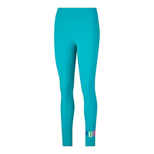 PUMA Essentials Logo Leggings Viridian Green XL