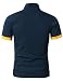 GHYUGR Polos Manga Corta Hombre Bordado de Ciervo Camisas Slim Fit Camiseta...