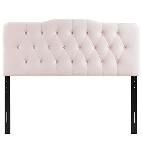 Modway Annabel Diamond Tufted Performance Velvet Queen Headboard In Pink #TOP3