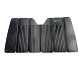 Eving 70W, 20V, 3.25A Solar Panel Sunshade for Car Windshield, Camping, Outdoor Activities, Black