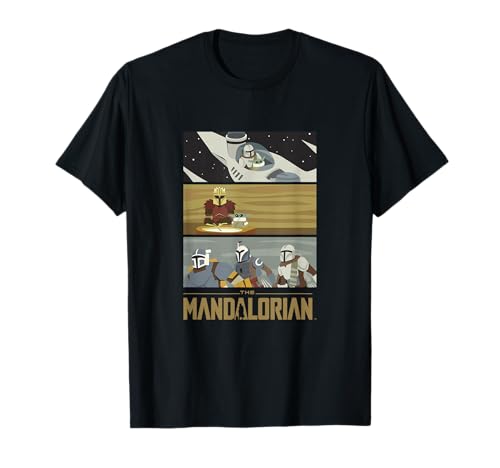 T-shirt Star Wars The Mandalorian coton vêtement homme imprimé BD
