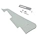 Dopro Ivory 3 Ply LP Guitar Pickguard with Chrome Bracket for Epiphone Les Paul