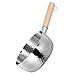 DOITOOL Patelnia Yukihira tradycyjny japoński rondel z drewnianym uchwytem patelnia do sosu mlecznego do mleka Ramen Tempura mleko 22 cm