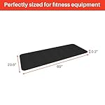 Treadmill Walking Pad Mat for Carpet Floors,23.6x60 Foldable Treadmill Mat for Hardwood Floors, Non-Slip Exercise Equipment Mat for Under Exercise Bike,Walking Pad & Elliptical,Noise Shock Absorption - Image 4