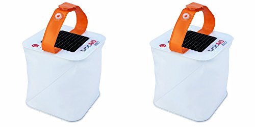 LuminAID 2 Pack PackLite-12 Inflatable Solar Lantern