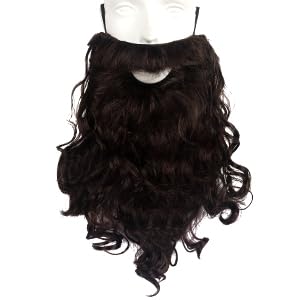 MCJC Biblical Costume Long Brown Wig and Beard Set Synthetic Hair Costume Accessory for Biblical Religious Theater, Role Play, Halloween - Image 3