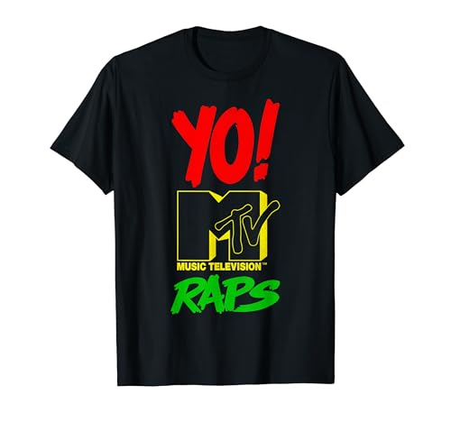 Yo! Mtv Raps Red Yellow Green Stack Text T�V���c