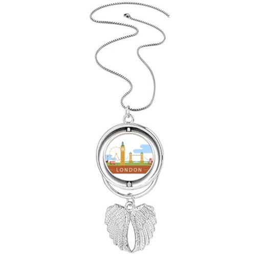 Pendentif ailes d'ange rotatif London Eye pour sublimer vos tenues urbaines