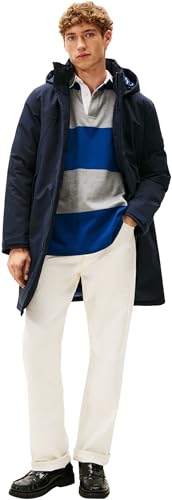 Tommy Hilfiger Parka Homme Tech Padded Manteau Isolé et Imperméable Hiver
