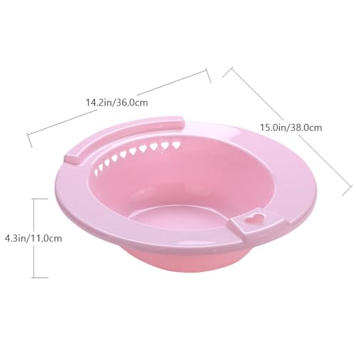 Lavabo portátil para baño de asiento, cómodo pack de 2 piezas resistentes para mujer 3