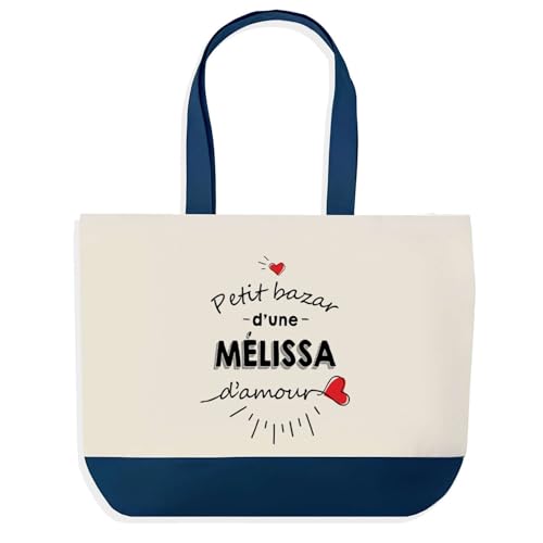 Sac de Provision Bleu Planetee Grand Sac de Course Fourre-Tout Coton