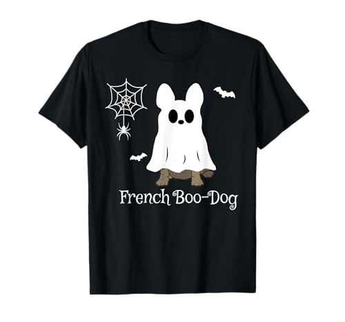 T-shirt regalo per cani di Halloween francese con bulldog francese Maglietta