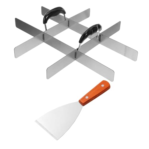 Ciieeo Divisor de Tartas de Acero Inoxidable con Espátula de Pala Integrada Cortador y Separador de Porciones para Pasteles Pies y Pizza Herramienta Multifuncional para Cocina y Reuniones