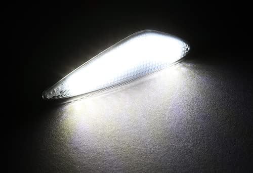 Miniatura 4 de Par de luces LED de repuesto para parachoques delantero y intermitente de lente ahumada, compatible con Mazda MX-5 Miata 2016-2020 y compatible con