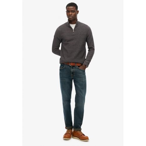 Pull texturé en coton à col camionneur Superdry - vue 7