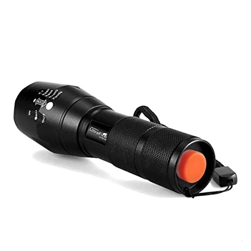 ULTRAFIRE IR LED Torch 850nm Zoomable Infrared Illuminator Tactical Flashlight for Night Vision Coyote Hog Predator Hunting, Single Mode Zoomable IR Light, A100-IR