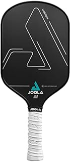JOOLA Vision Pickleball Paddle with Textured Carbon Grip Surface Technology for Maximum Spin and Control with Added Power - Polypropylene Honeycomb Core Pickleball Racket 16mm