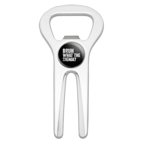 Graphics & More Bruh What The Sigma? Golf Golfing Divot Repair Tool Bottle Opener