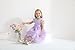 Sinhoon Toddler Girl Tulle Dress Summer Ruffle Sleeveless Baby Girl Fashion Casual Dresses(pale purple,6Y)