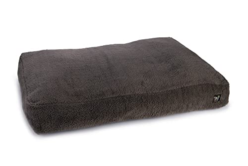 Beeztees Minus One Hund, Liegekissen, Hundebett, Dunkelgrau, 100x70x15 cm