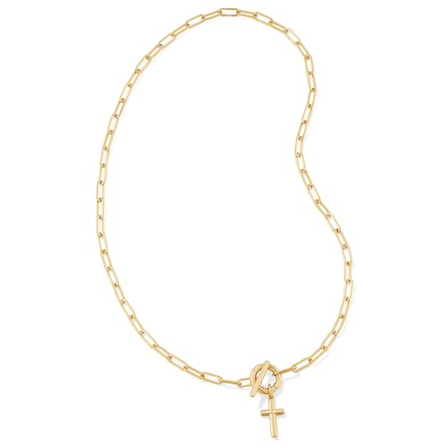 Kendra Scott Cross Link and Chain Necklace, Fashion Jewelry for Women