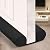 Holikme Twin Door Draft Stopper Weather Stripping Noise Blocker Window Breeze Blocker Adjustable Door Sweeps 34inch Black