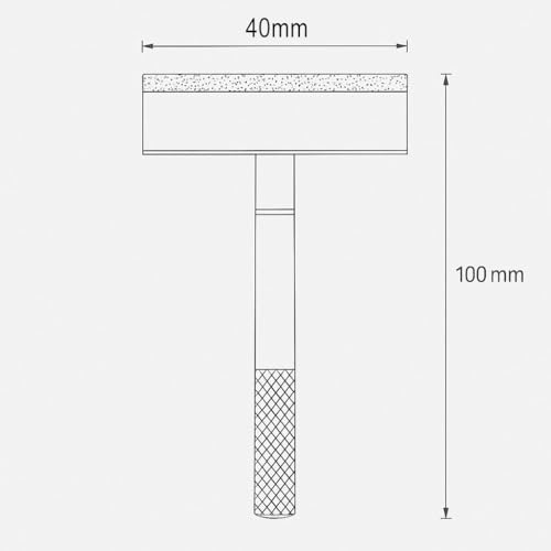 Heavy Duty Diamond Wheel Dresser 40 x 10 mm – Power Tool Accessory for Bench Grinders and Workshop Maintenance