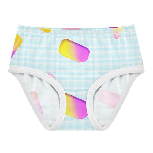 Animals Toddler Girls Underwear 2t Cotton Girl Panties Cute Playful Colorful Pastel Popsicles Briefs Kids Undies