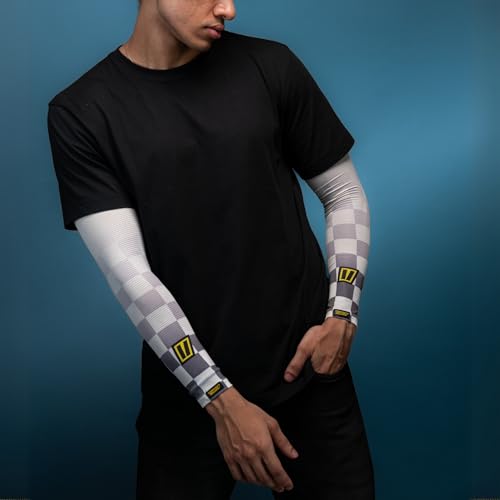 Image of TIIVRA Arm Sleeves, UV & Tan Protection, 4 - Way Stretch Arm /Hand sleeves for Men, Women for Riding, Biking, Cricket, Running, Sports