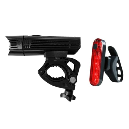 HANABASS Bicycle Lights Front and Rear Rechargeable Bike Lamp Bike Tail Light Easy Mounting 4 Lighting Modes