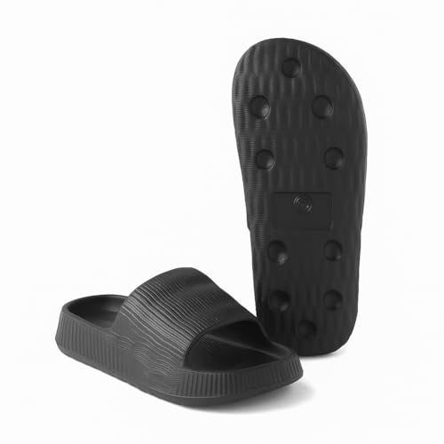 Image of Comfort Plus Flip-Flops, Open Toe Slip-On Sandals, Lightweight Waterproof, White