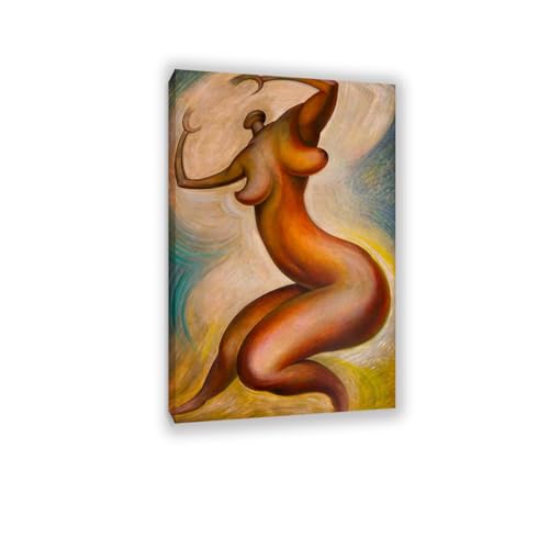 Tableau Diego Rivera Danse au soleil impression sur toile 80x128cm décoration murale